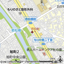 石川県金沢市もりの里周辺の地図