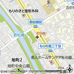 石川県金沢市もりの里周辺の地図