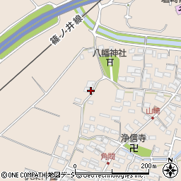 長野県長野市篠ノ井塩崎（山崎）周辺の地図