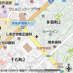 茨城県信用組合多賀支店周辺の地図