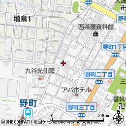 石川県金沢市野町2丁目15-9周辺の地図