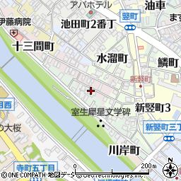 石川県金沢市十三間町138-2周辺の地図