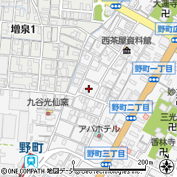 石川県金沢市野町2丁目15周辺の地図