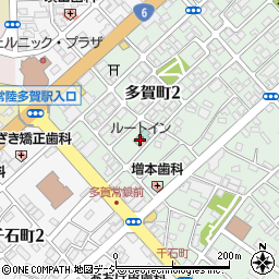 ホテルルートイン日立多賀周辺の地図