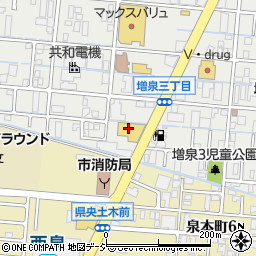 石川トヨペットカローラ金沢南中央店周辺の地図