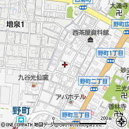 石川県金沢市野町2丁目15-16周辺の地図