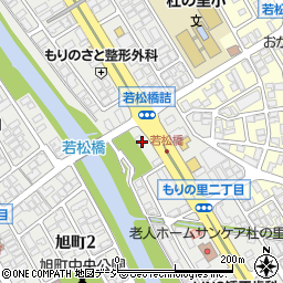 石川県金沢市もりの里2丁目181周辺の地図