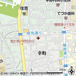 栃木県宇都宮市幸町2周辺の地図