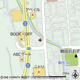 栃木県宇都宮市鶴田町1244周辺の地図