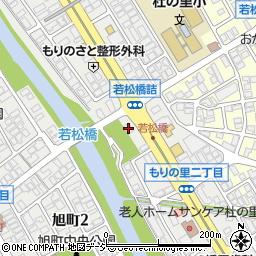 丸亀製麺 金沢もりの里店周辺の地図