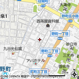 石川県金沢市野町2丁目周辺の地図
