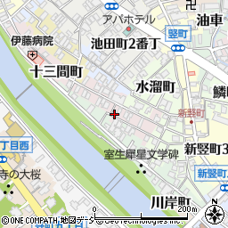 石川県金沢市十三間町123-2周辺の地図