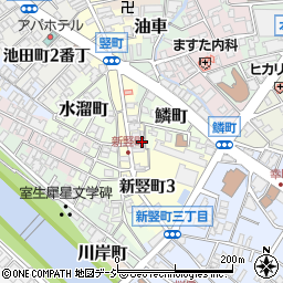 徳栄寺周辺の地図