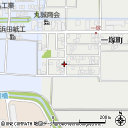 石川県白山市一塚町643-6周辺の地図