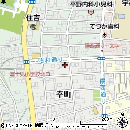 栃木県宇都宮市幸町2-8周辺の地図