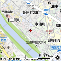 石川県金沢市十三間町124周辺の地図