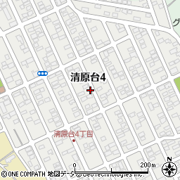 栃木県宇都宮市清原台周辺の地図