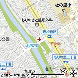 石川県金沢市もりの里2丁目184周辺の地図