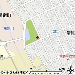 清原台４自治公民館周辺の地図