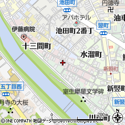 石川県金沢市十三間町120周辺の地図