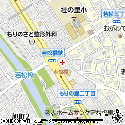 石川県金沢市もりの里2丁目23周辺の地図