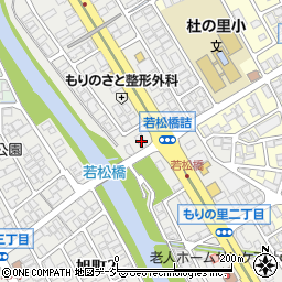 石川県金沢市もりの里2丁目186周辺の地図