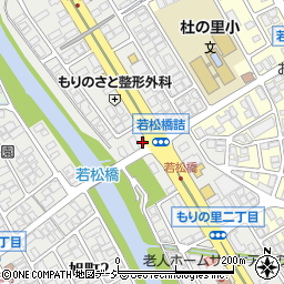石川県金沢市もりの里2丁目188周辺の地図