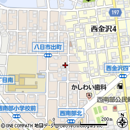 石川県金沢市八日市出町249-4周辺の地図