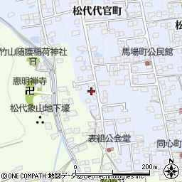 長野県長野市松代町松代代官町1482-2周辺の地図