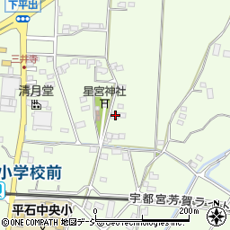 栃木県宇都宮市下平出町1502-3周辺の地図