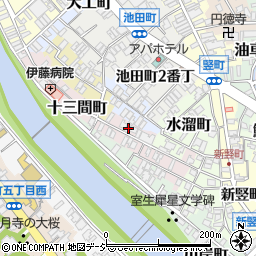 石川県金沢市十三間町6-1周辺の地図