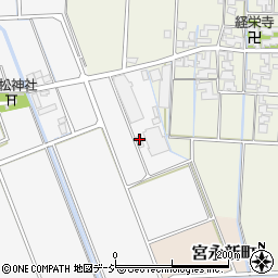 石川県白山市八田町22周辺の地図