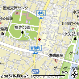 安田化粧品店周辺の地図
