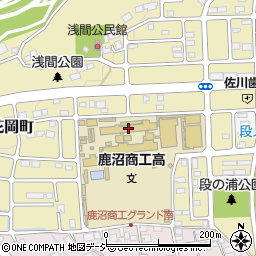 栃木県立鹿沼商工高等学校周辺の地図
