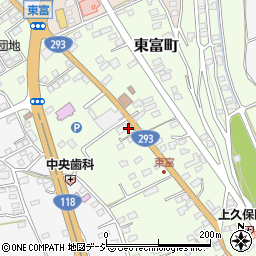 茨城県常陸大宮市東富町周辺の地図