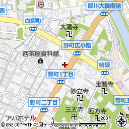 石川県金沢市野町2丁目2-6周辺の地図