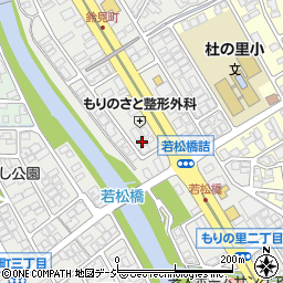 石川県金沢市もりの里2丁目周辺の地図