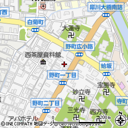 石川県金沢市野町2丁目2周辺の地図