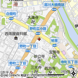 石川県金沢市野町1丁目2-43周辺の地図