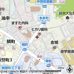 金沢旅館会館周辺の地図