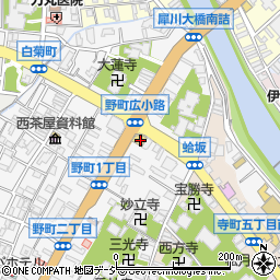 石川県金沢市野町1丁目2-40周辺の地図