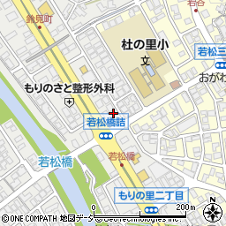 石川県金沢市もりの里2丁目74周辺の地図