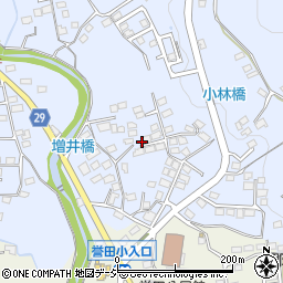 茨城県常陸太田市増井町周辺の地図