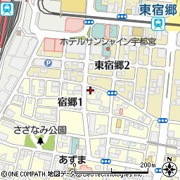 串カツ 田中 宇都宮東口店周辺の地図