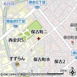 石川県金沢市保古町ニ123周辺の地図