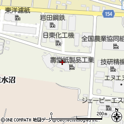 寿堂紙製品工業株式会社　芳賀工場周辺の地図