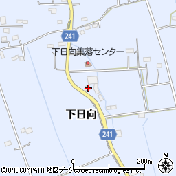 栃木県鹿沼市下日向374-4周辺の地図