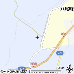 富山県富山市八尾町乗嶺113周辺の地図