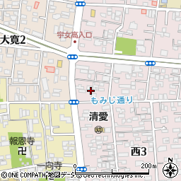 栃木県宇都宮市西2丁目6周辺の地図
