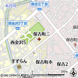 石川県金沢市保古町ニ129周辺の地図